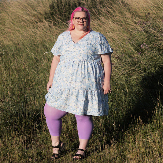 Shorts - Stay Cool Chub Rub Capri Tights - Cassis De Violet