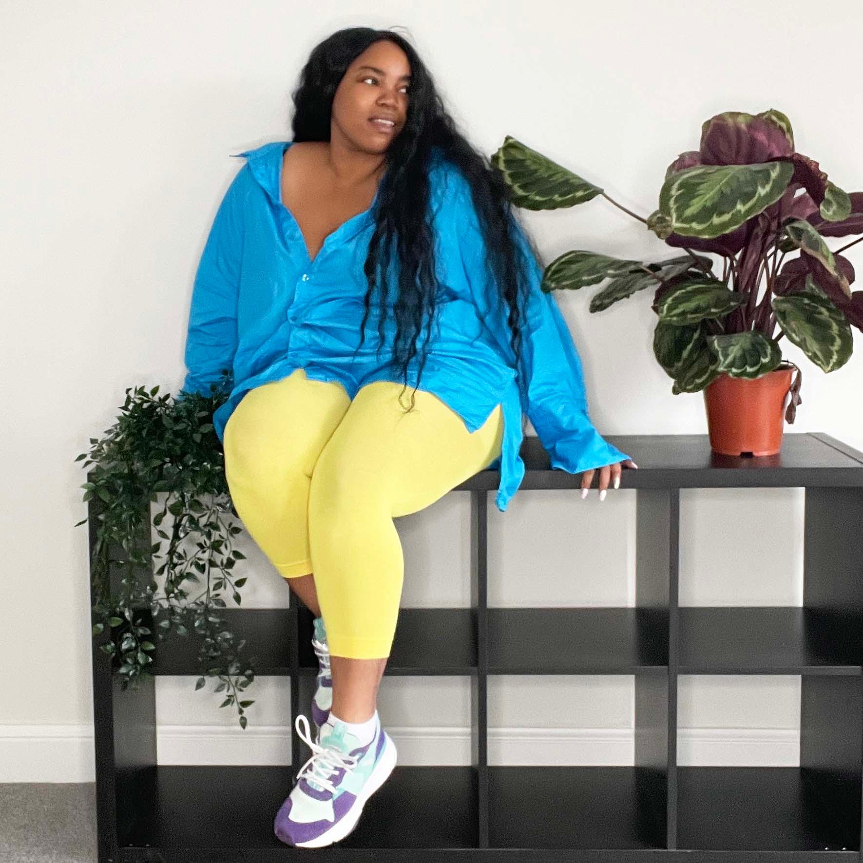 Core Tights - Stay Cool Chub Rub Capri Tights - Seahorse