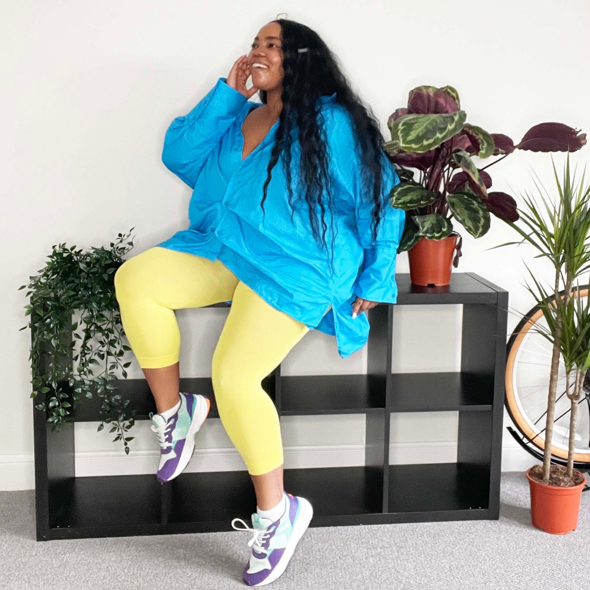 Core Tights - Stay Cool Chub Rub Capri Tights - Seahorse