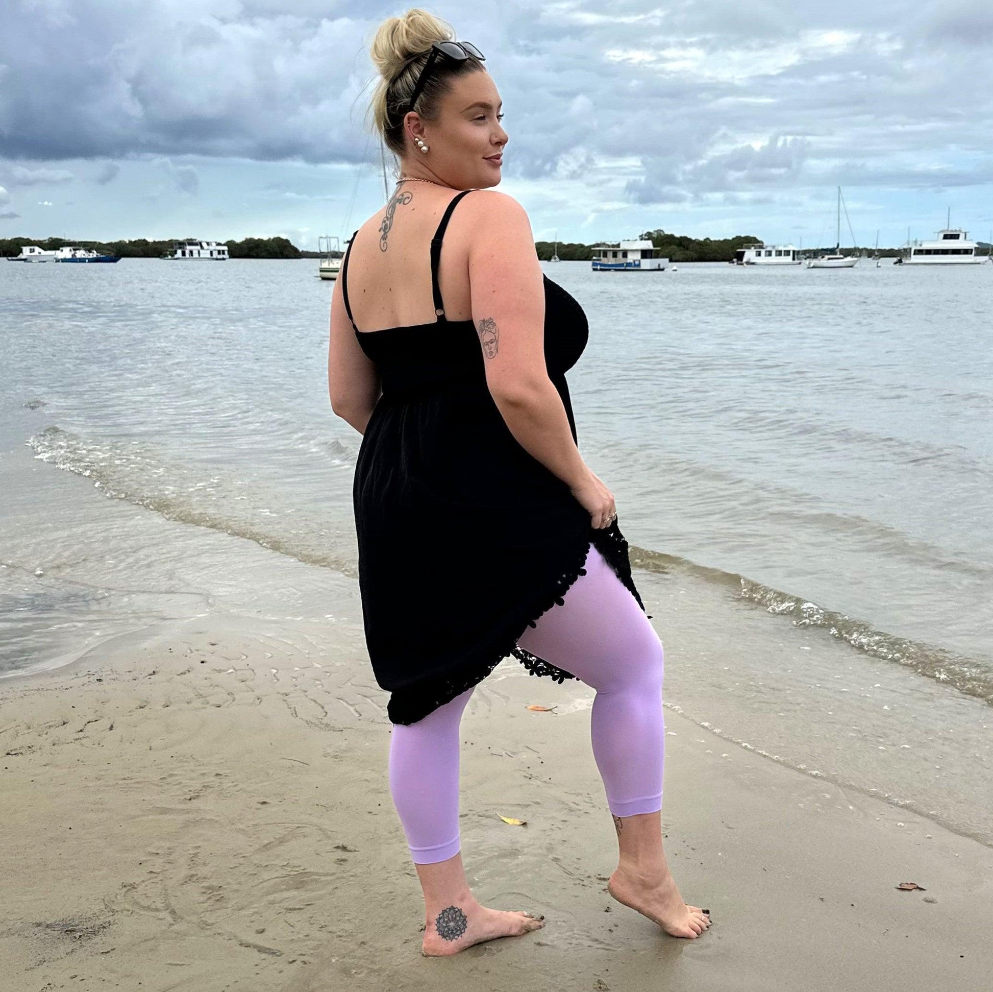 Stay Cool Capri Tights - Wisteria - Snag