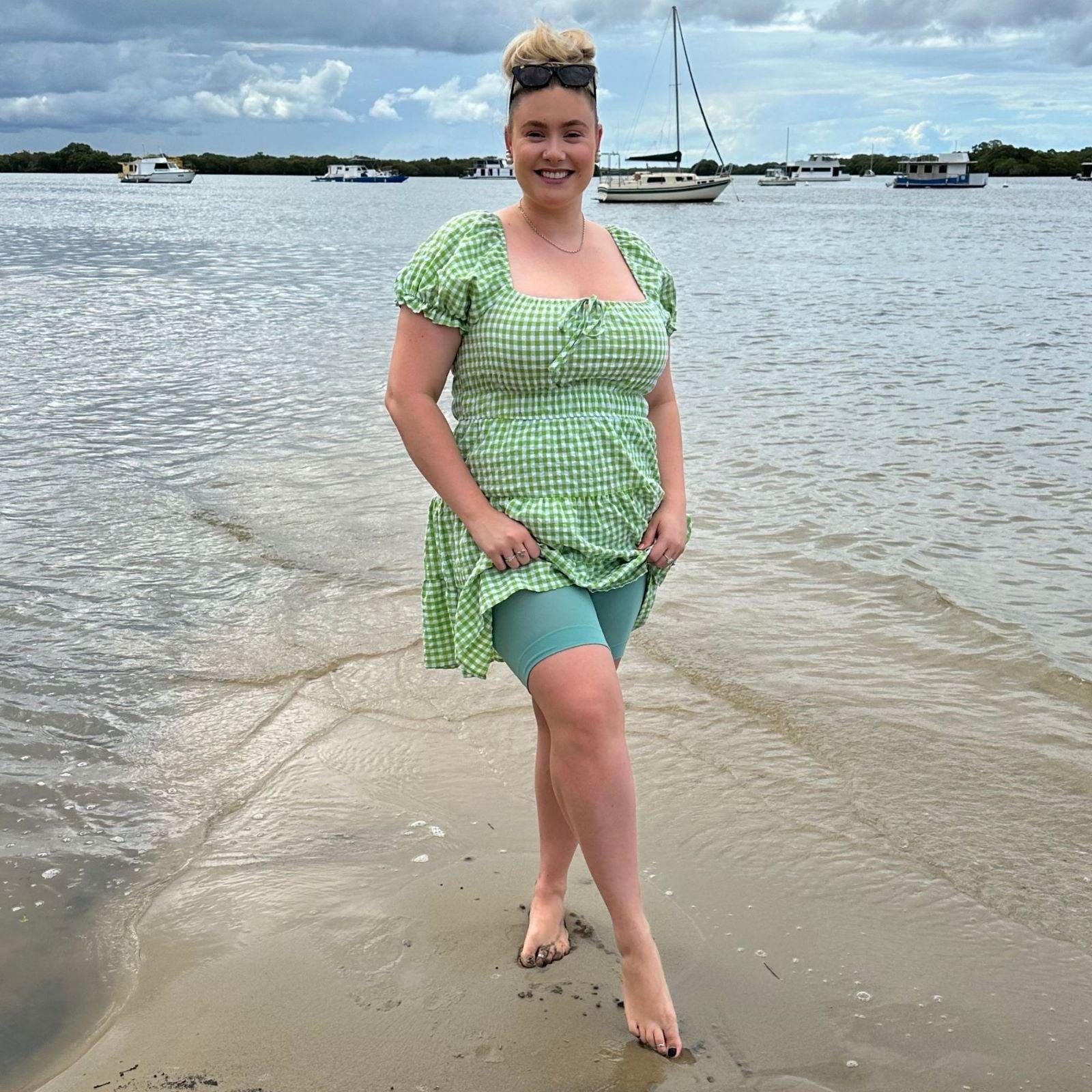 Stay Cool Chub Rub Shorts - Sage - Snag