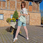 Stay Cool Chub Rub Shorts - Sage - Snag
