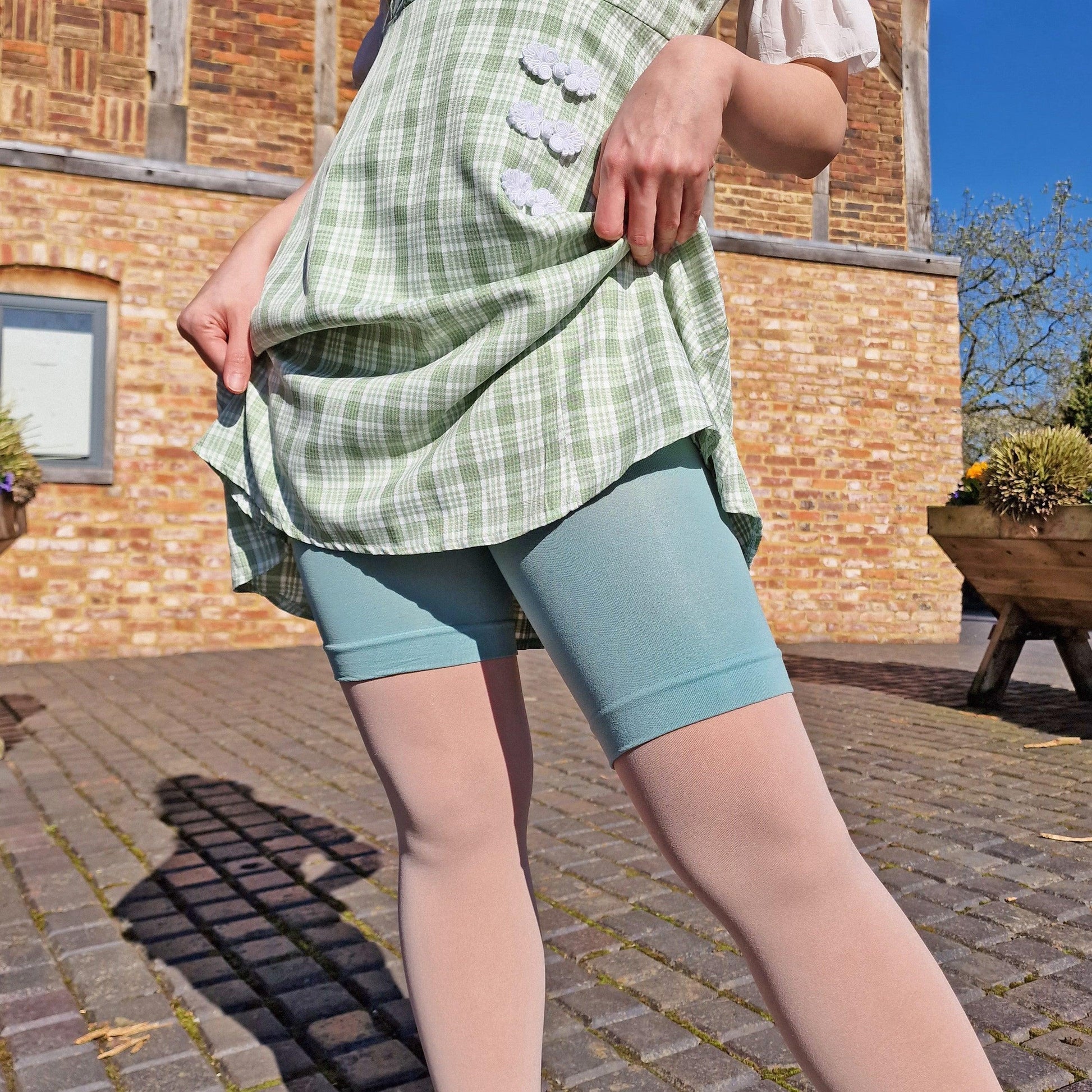 Stay Cool Chub Rub Shorts - Sage - Snag