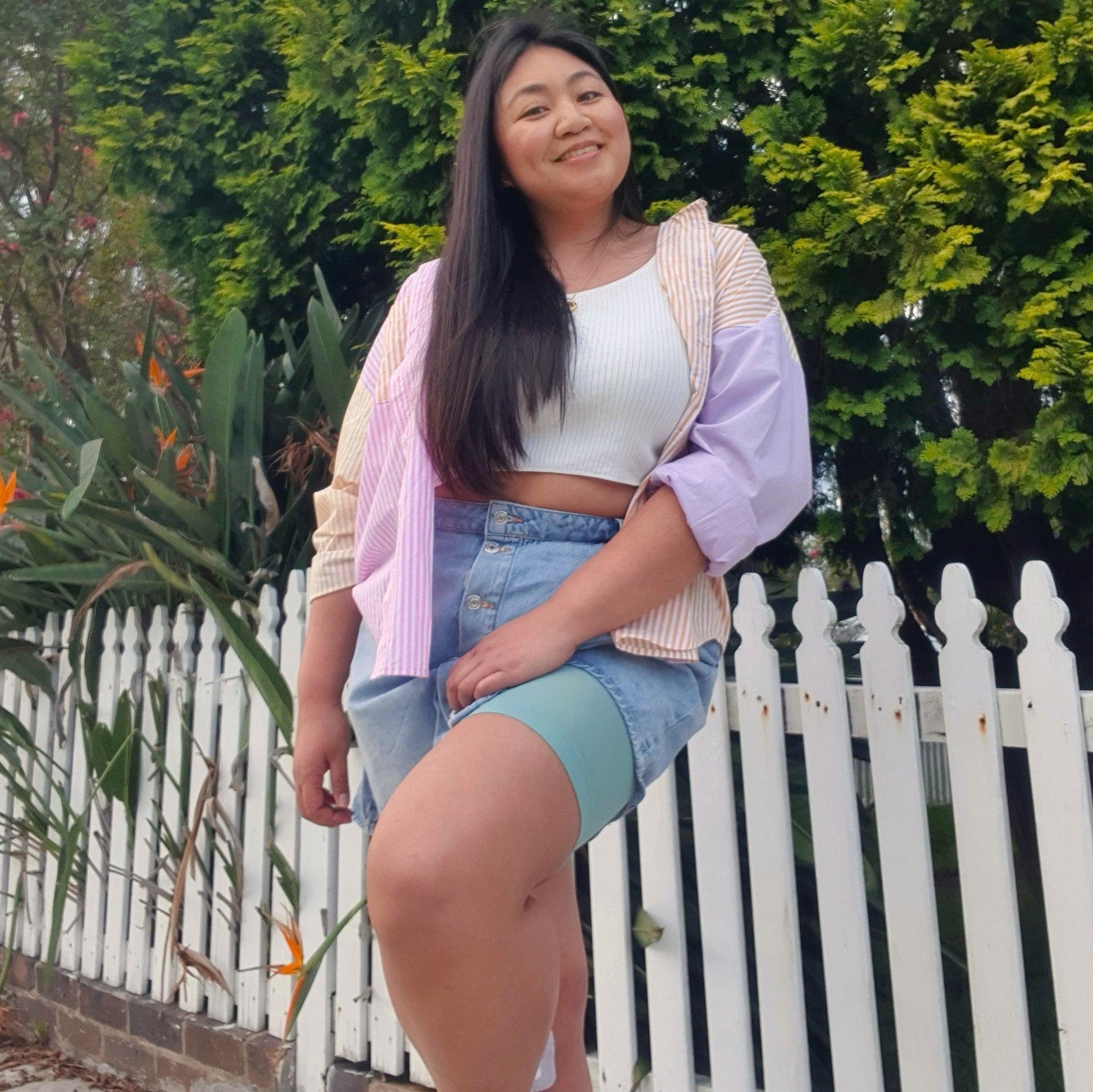 Stay Cool Chub Rub Shorts - Sage - Snag