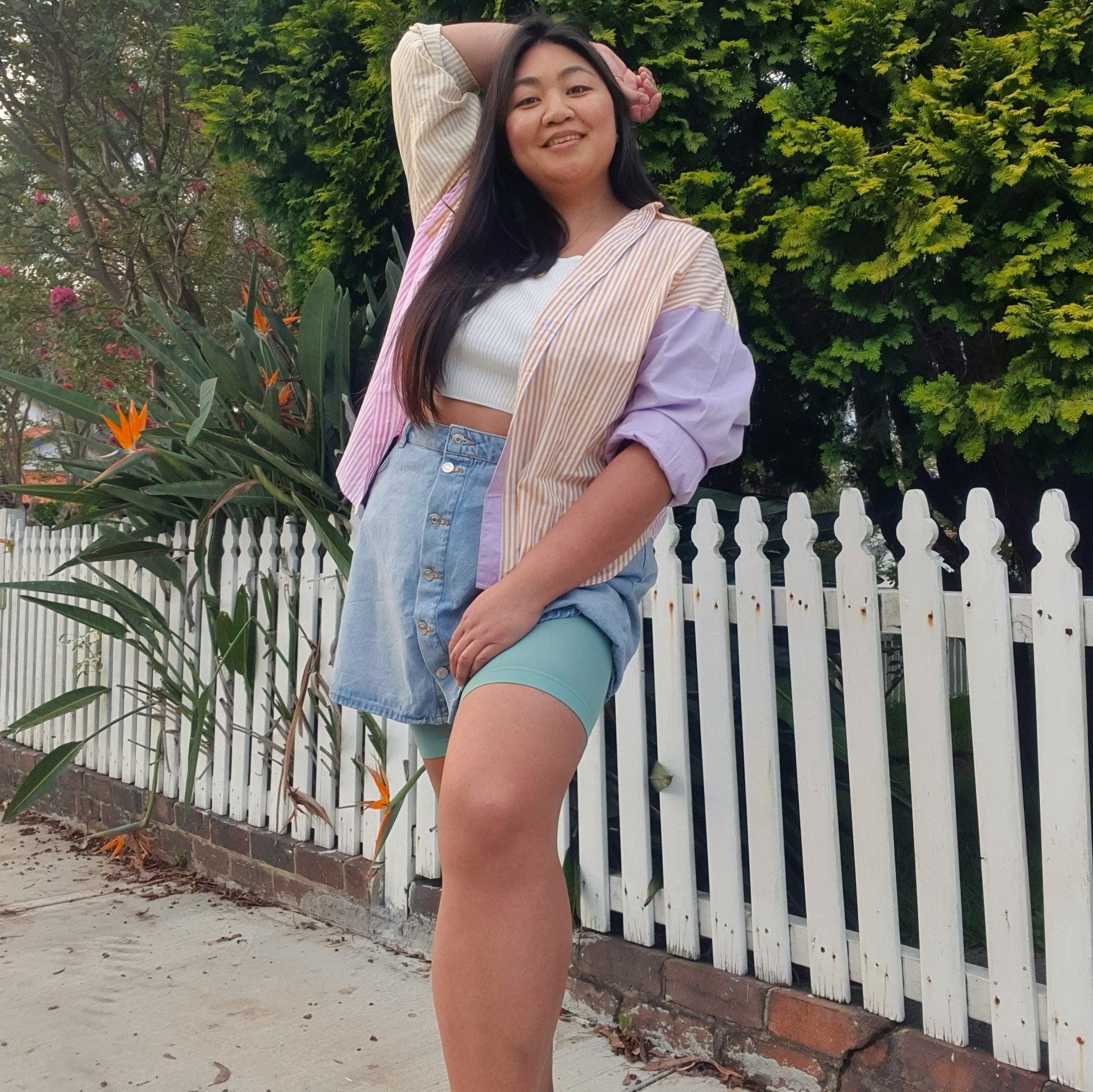 Stay Cool Chub Rub Shorts - Sage - Snag