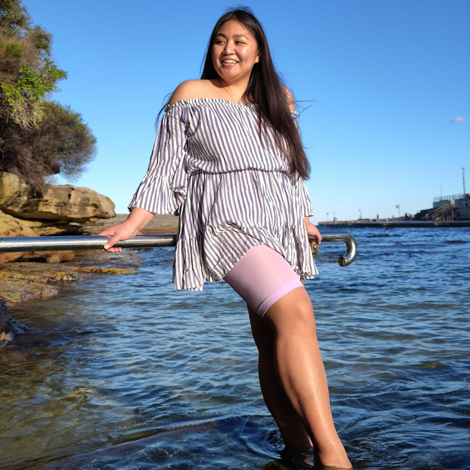 Stay Cool Chub Rub Shorts - Wisteria - Snag