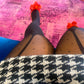 Mock Suspender Tights - The Polka - Snag