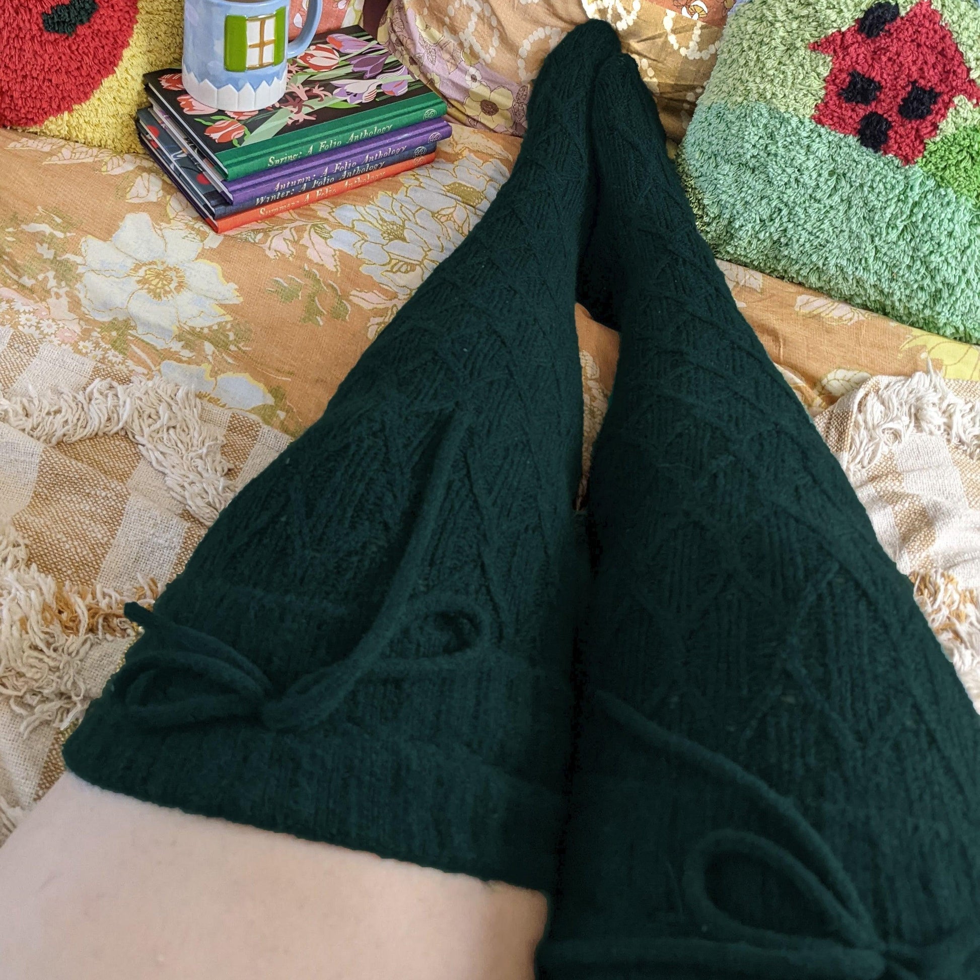 Thigh High Socks - Forest - Snag