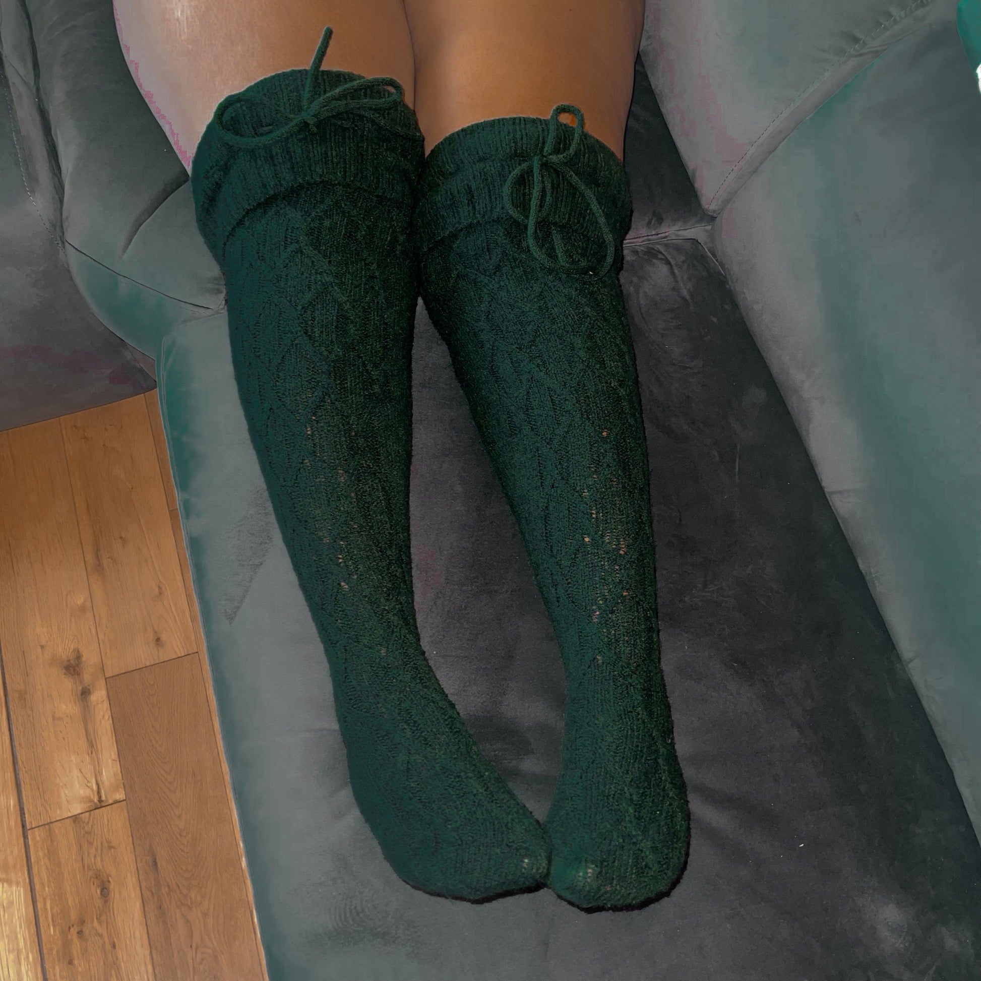 Thigh High Socks - Forest - Snag