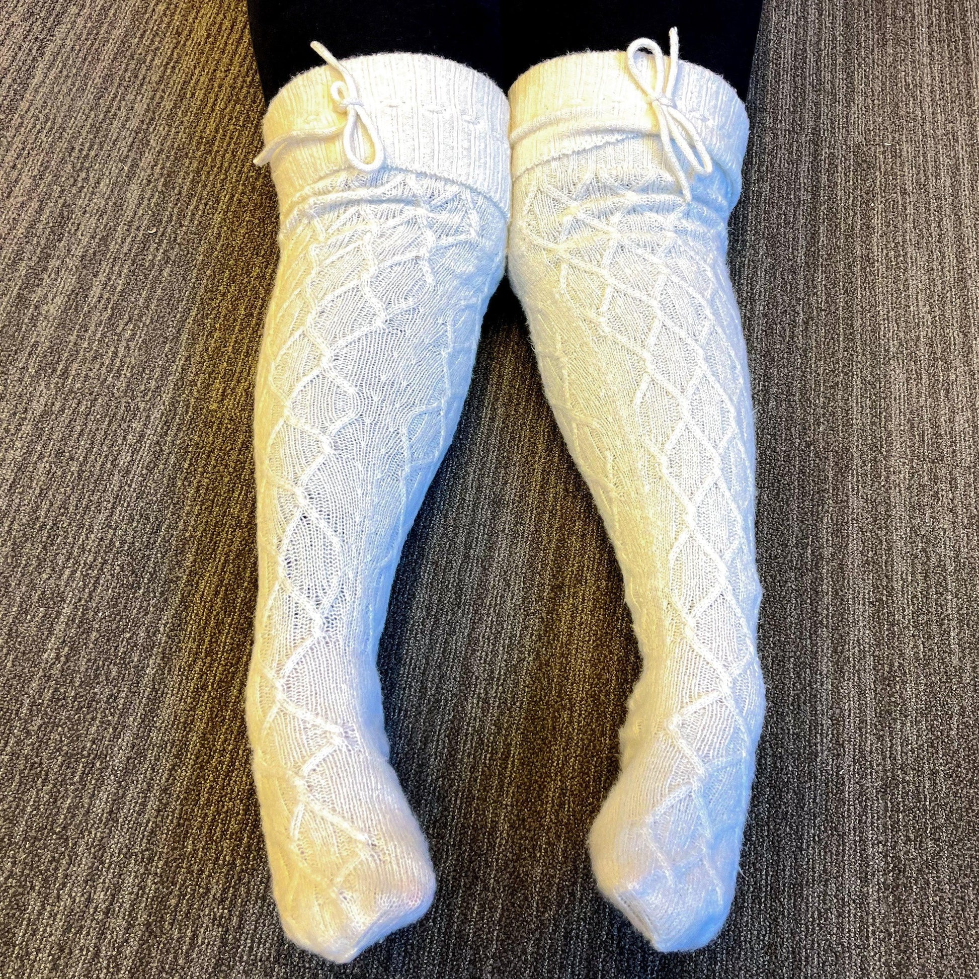Thigh High Socks - Snowball - Snag