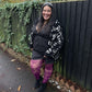 Tights - 40 Denier Diamonds - Figgy Pudding
