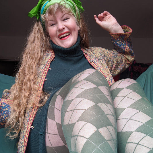 Tights - 40 Denier Diamonds - Hit The Bottle