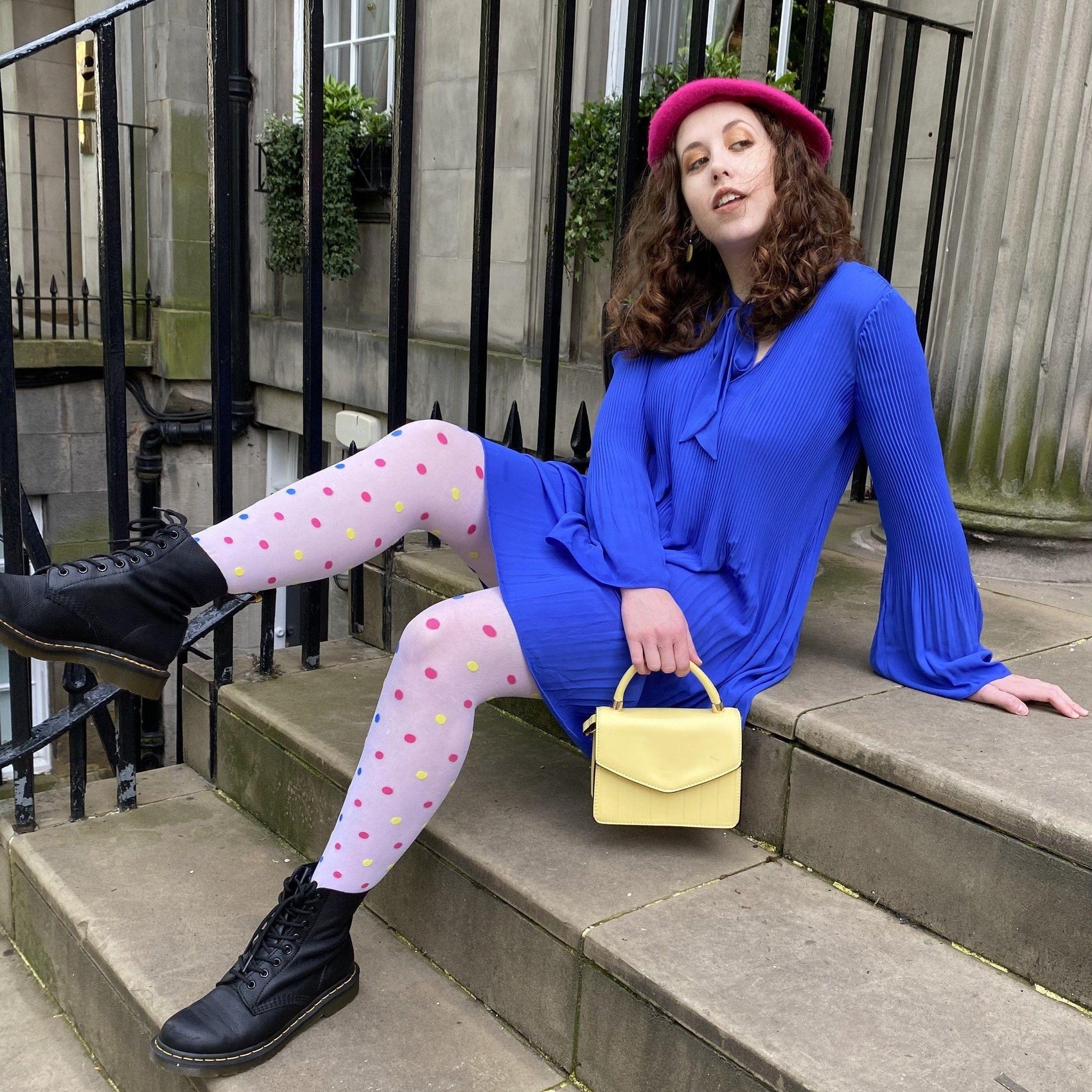Tights - 40 Denier Polka - Funfetti