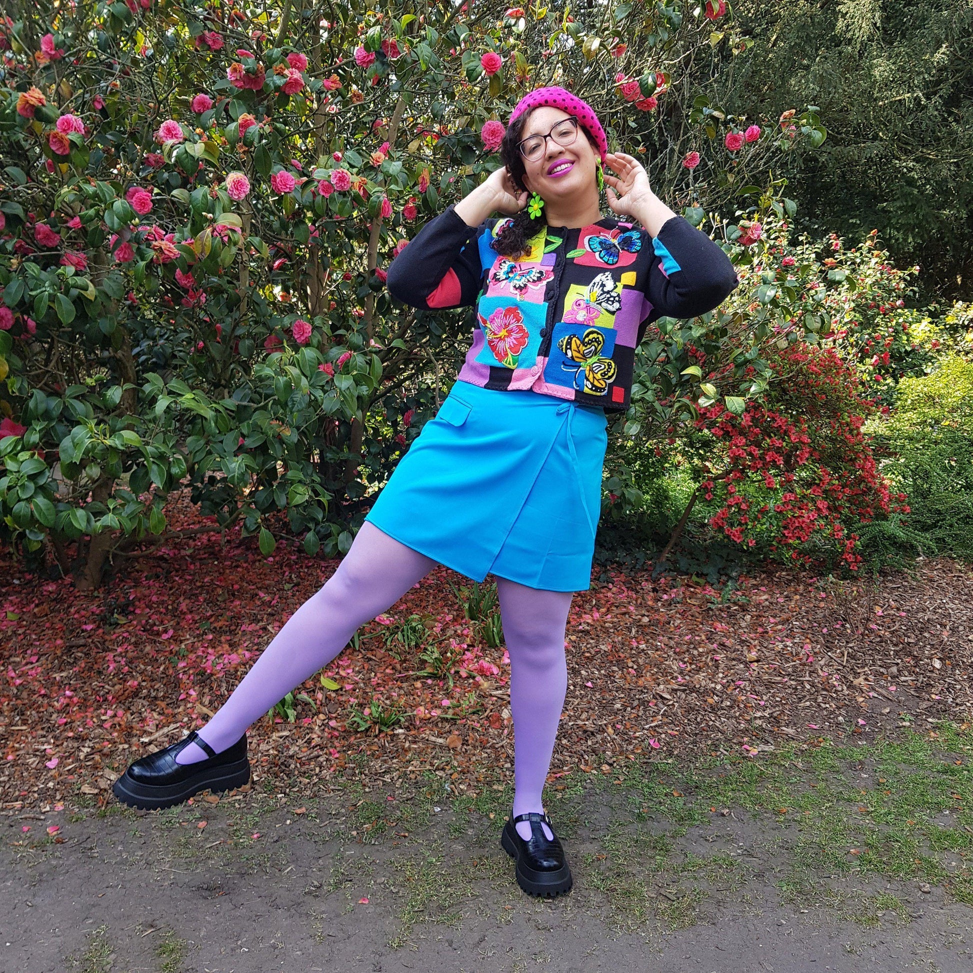 Tights - 50 Denier Tights - Cassis De Violet