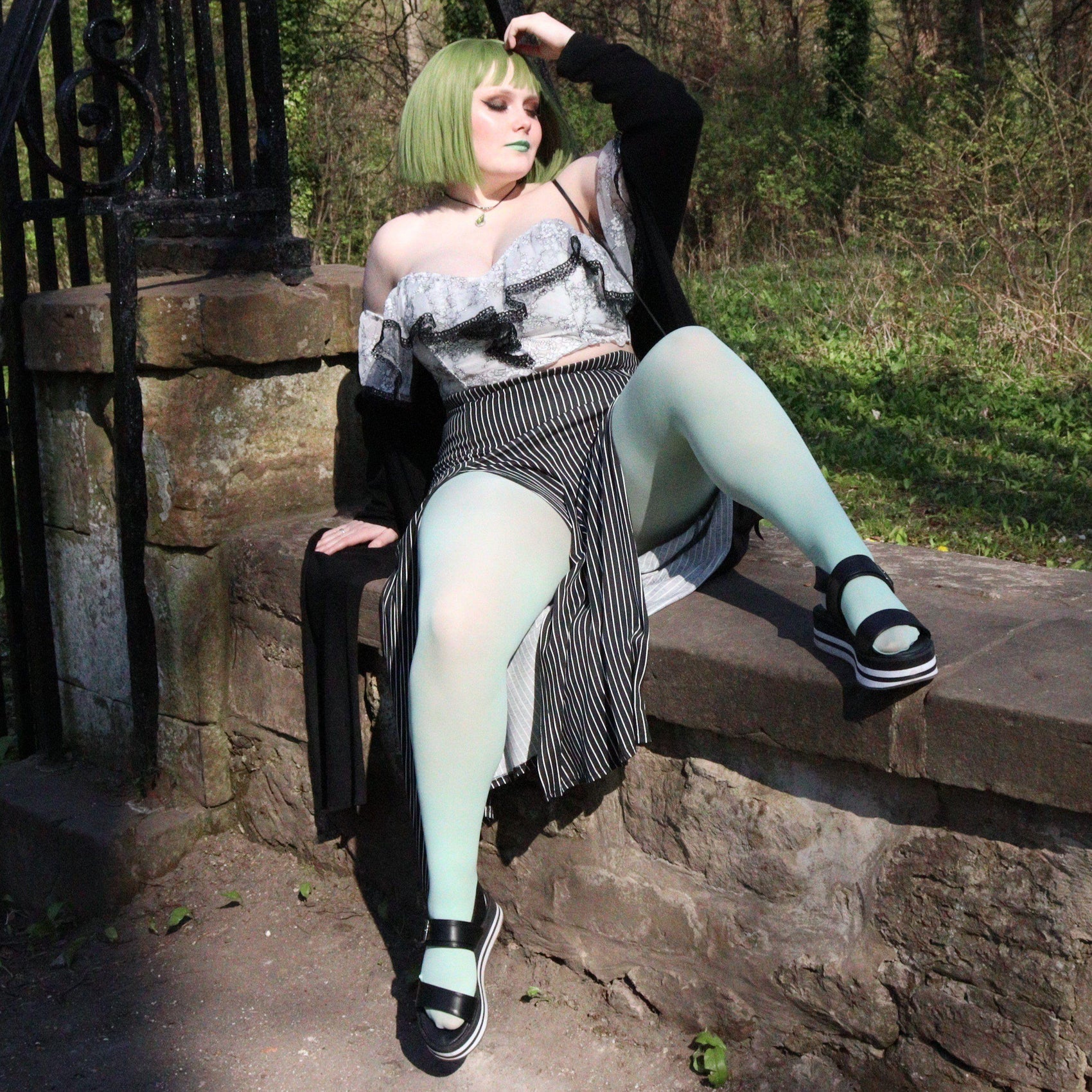 Tights - 50 Denier Tights - Pistachio