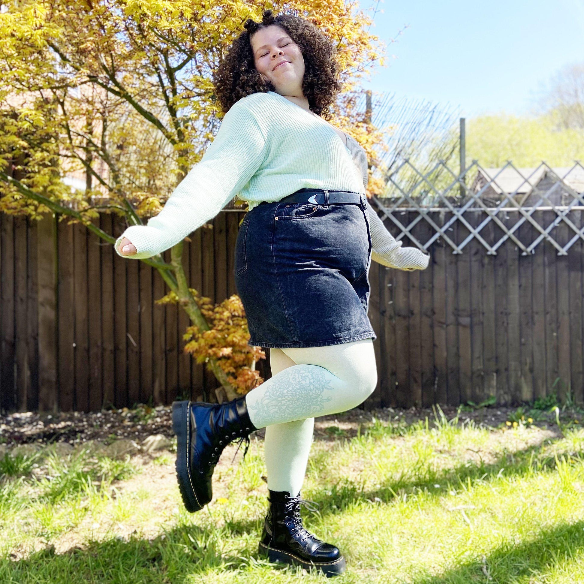 Tights - 50 Denier Tights - Pistachio