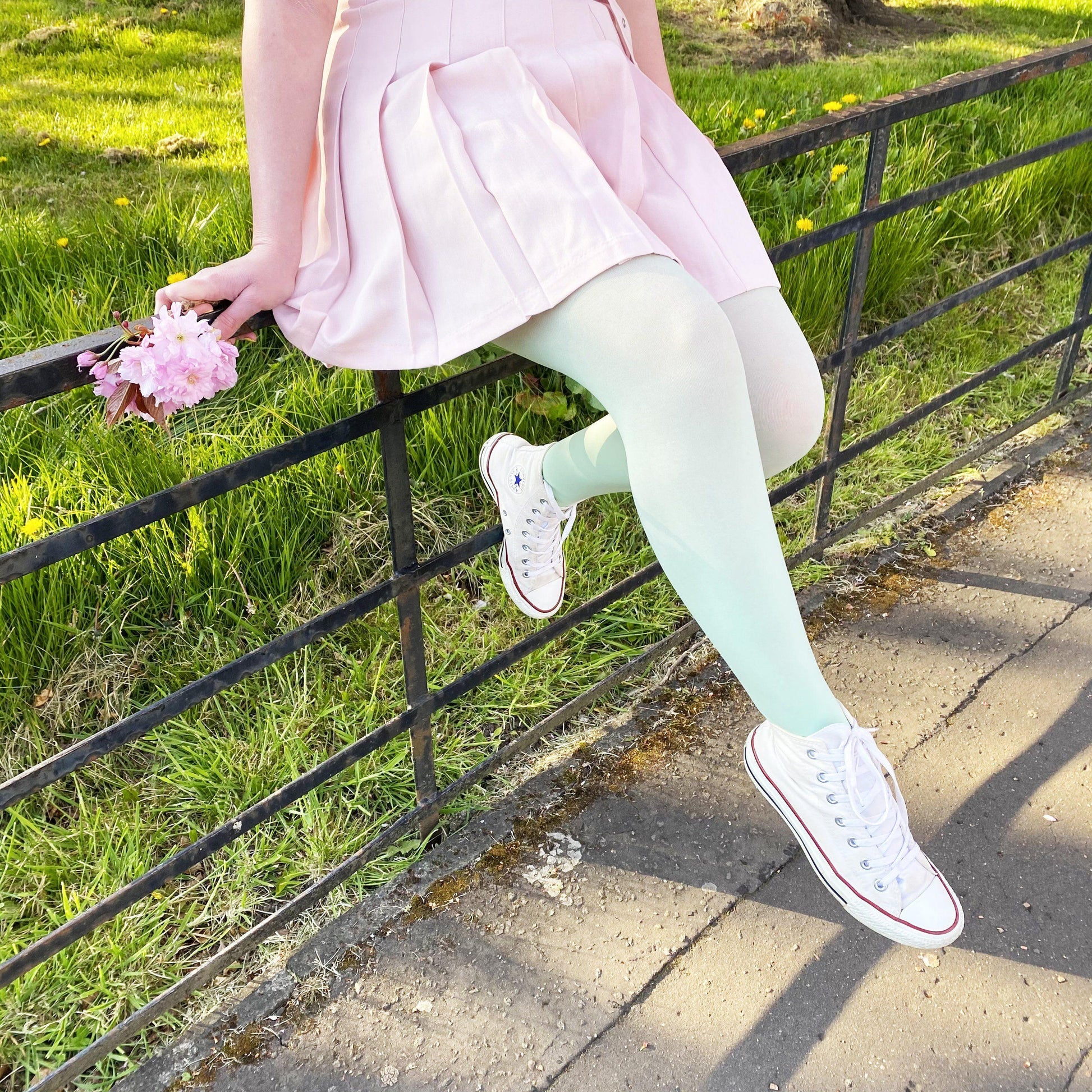Tights - 50 Denier Tights - Pistachio
