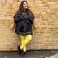 Tights - 80 Denier Footless Tights - Lemon Sherbet