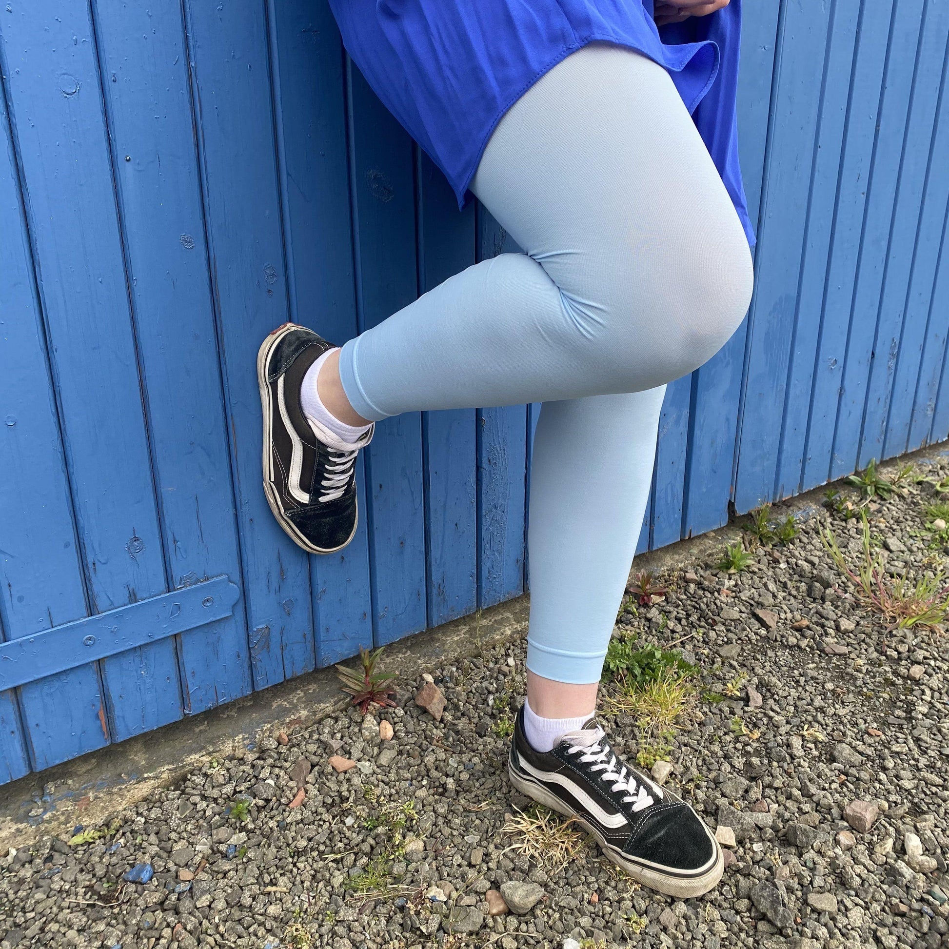 Tights - 80 Denier Footless Tights - Menthe Glacier