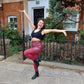 80 Denier Tights - Burgundy - Snag