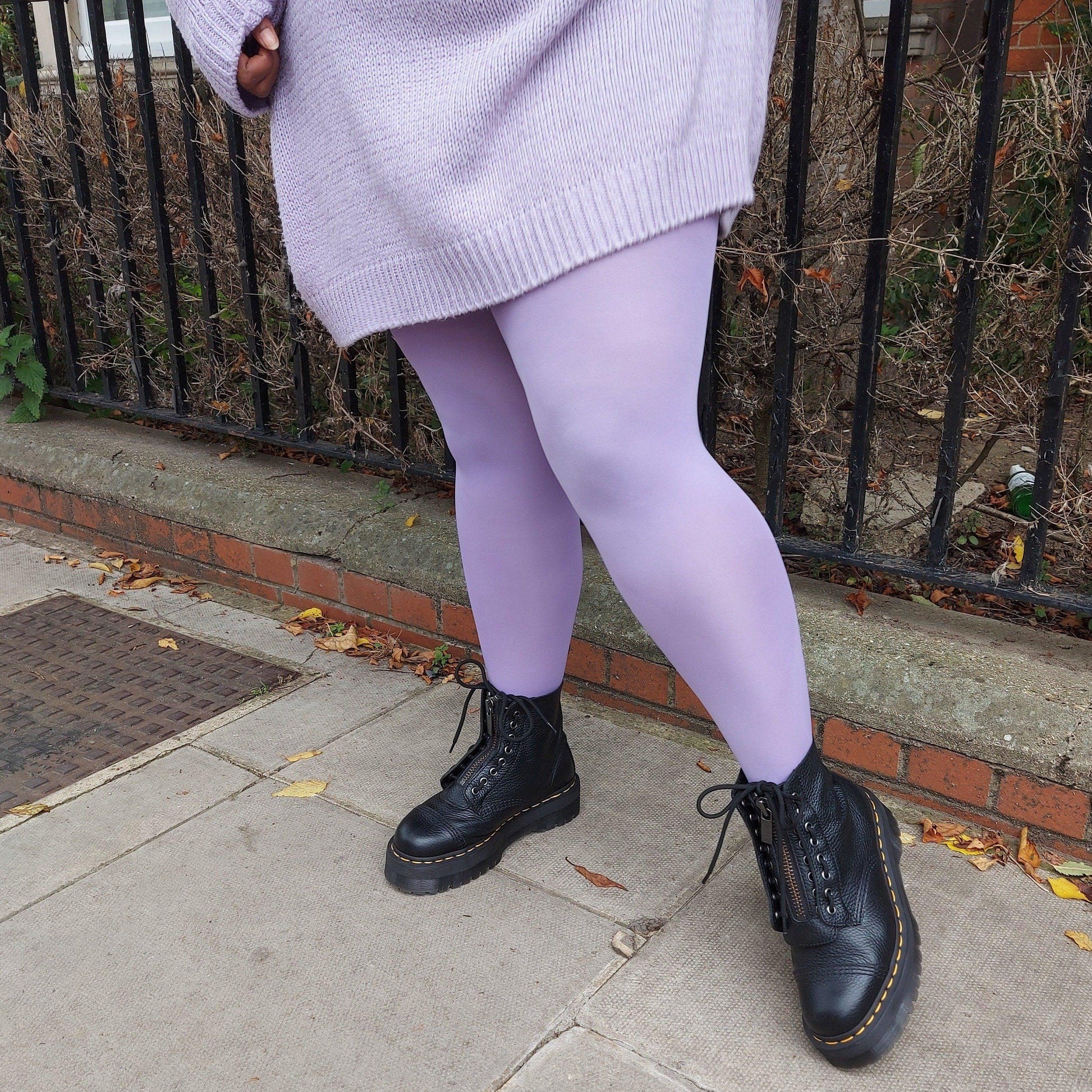 Tights - 80 Denier Tights - Cassis De Violet