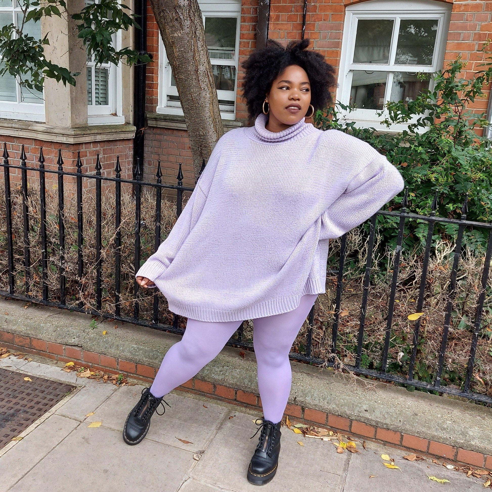 Tights - 80 Denier Tights - Cassis De Violet