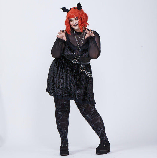 Tights - 80 Denier Tights - Disco Spider