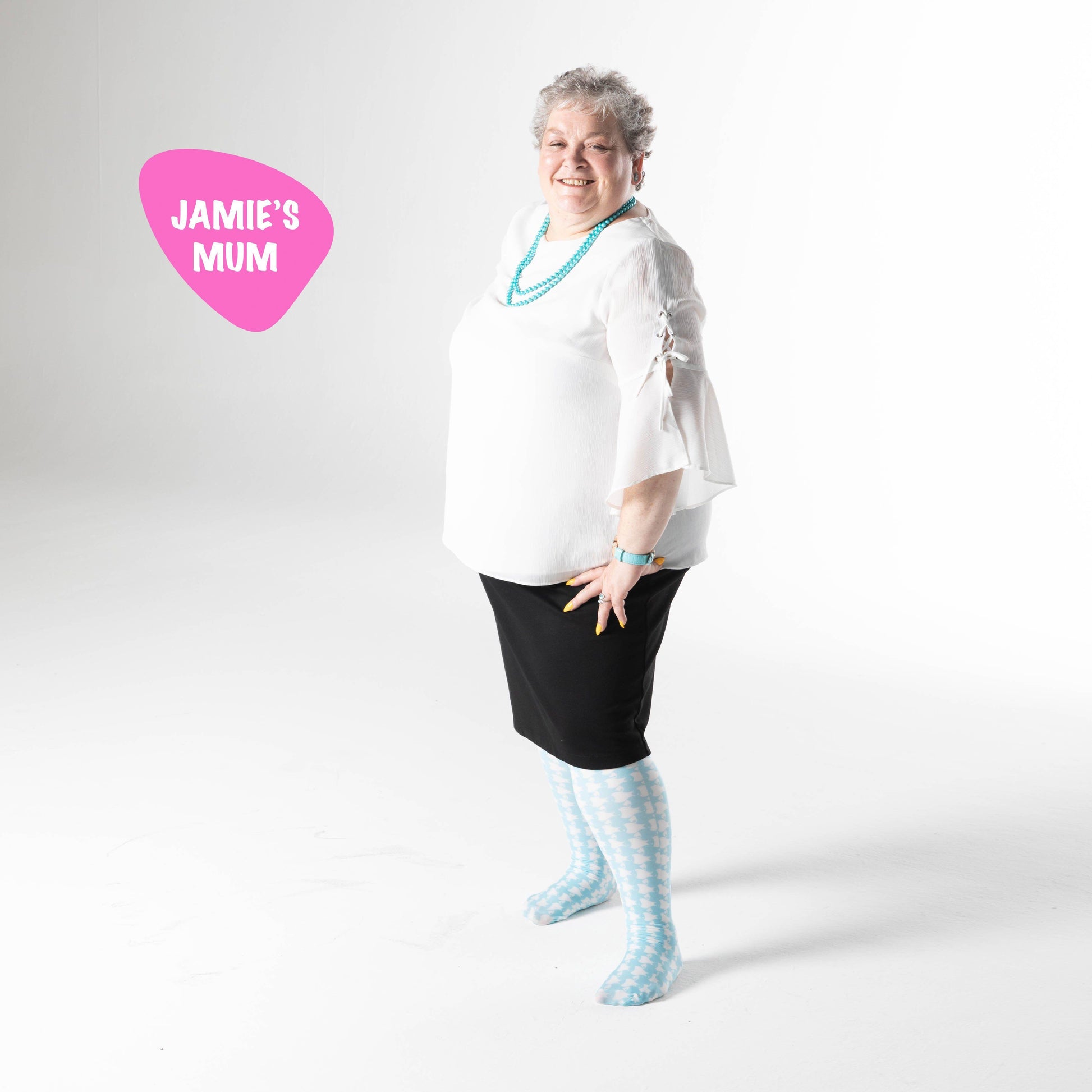 Tights - 80 Denier Tights - Herringbone