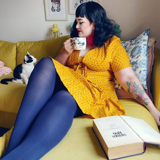 80 Denier Tights - Navy - Snag