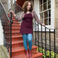 Tights - Ribbed Tights - Blueberry Muffin