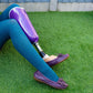 Tights - Ribbed Tights - Blueberry Muffin