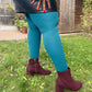 Tights - Ribbed Tights - Blueberry Muffin