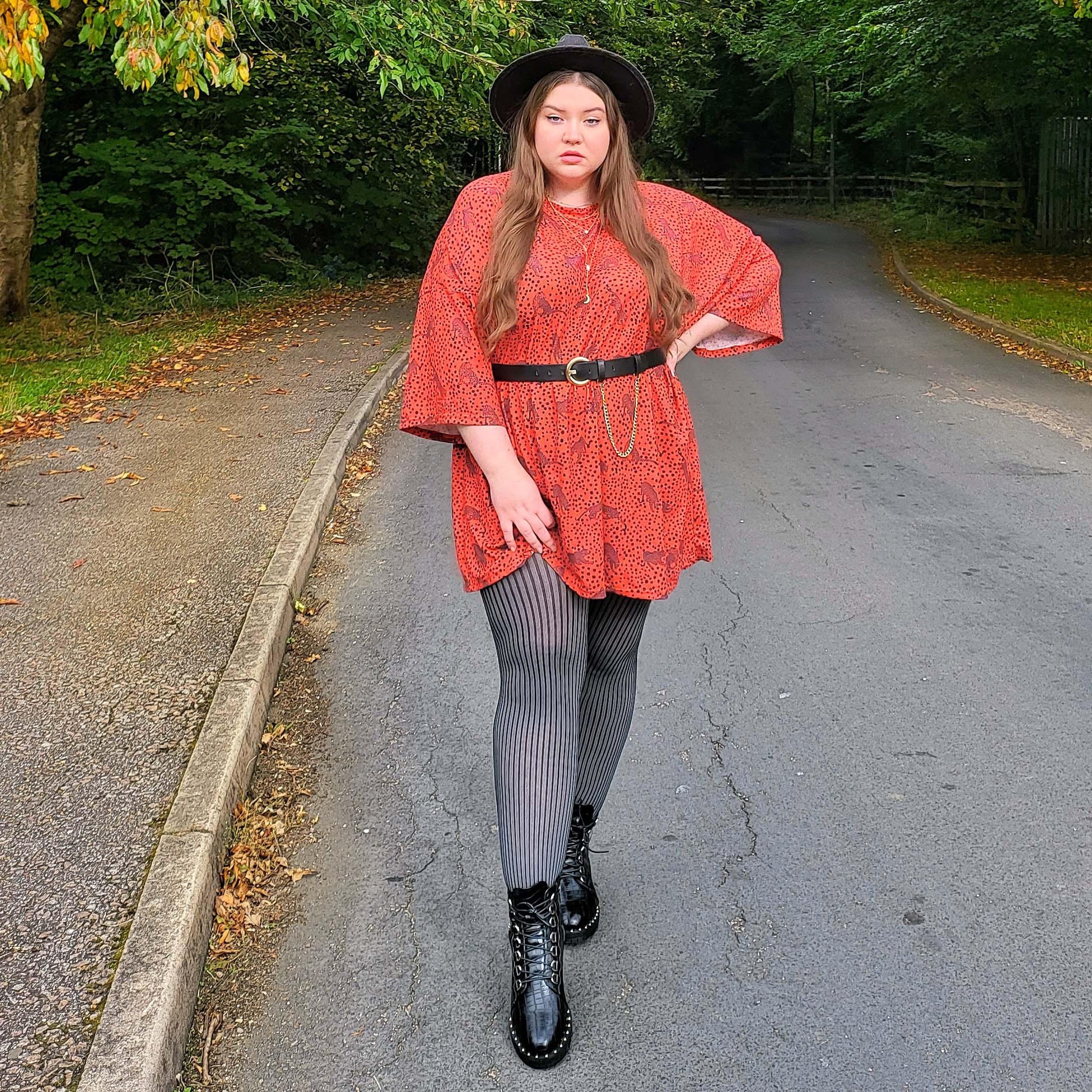 Tights - Ribbed Tights - Stormy